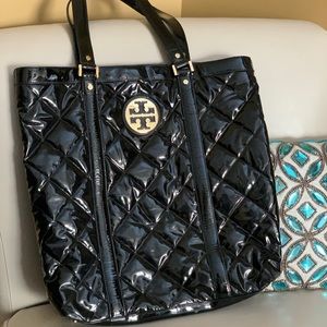 Tory Burch Patent Leather Tote